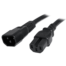 Cable para Servidor de C14 a C15, Largo 1.8 Metros