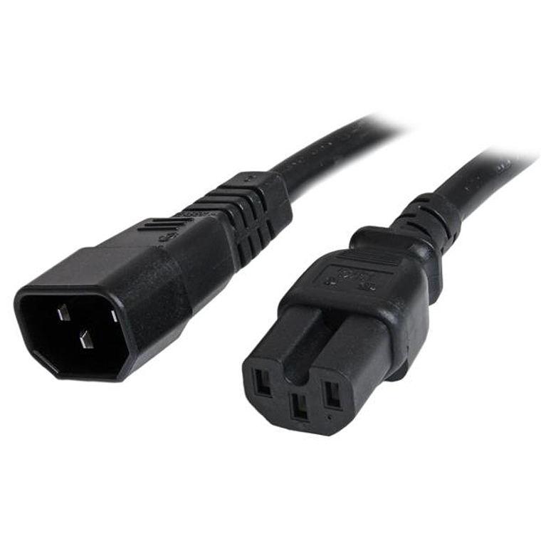 Cable para Servidor de C14 a C15, Largo 1.8 Metros 1
