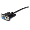 Cable 2m Extensión Directo Straight Through Serial RS232 Video EGA DB9 Macho a Hembra