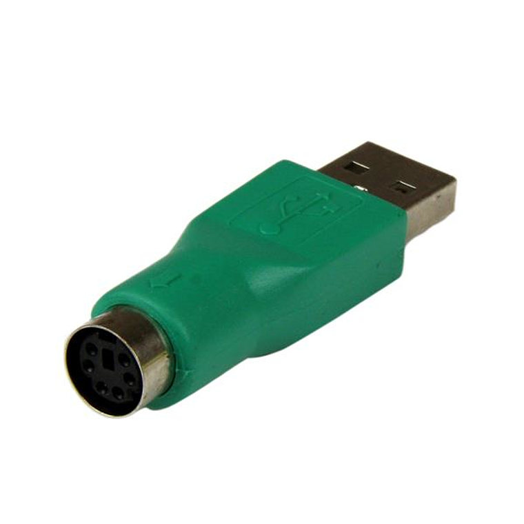 Adaptador Mouse conector PS/2 PS2 MiniDIN a USB - Macho USB - Hembra Mini-DIN 2