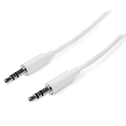 Cable de Audio 3.5mm Startech, Largo 3m, Blanco