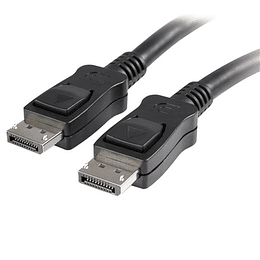 Cable DisplayPort 1.2 4K con Cierre de Seguridad, 1.8 metros, Certificado - 2x Macho DP