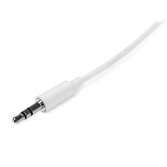 Cable de Audio 3.5mm Startech, Largo 3m, Blanco