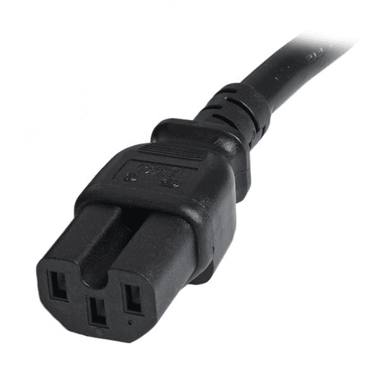 Cable Conector C14 a Conector C15 Startech, Largo 0.9m, Negro