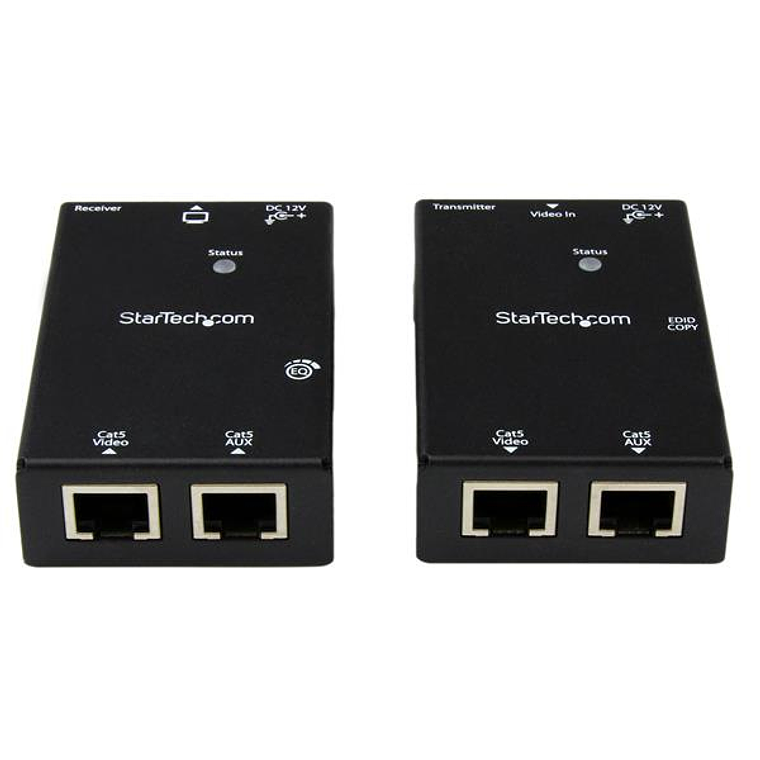 Kit Extensor Video Audio HDMI por Cable UTP Ethernet Cat5 Cat6 RJ45 con Power over Cable - 50m 2