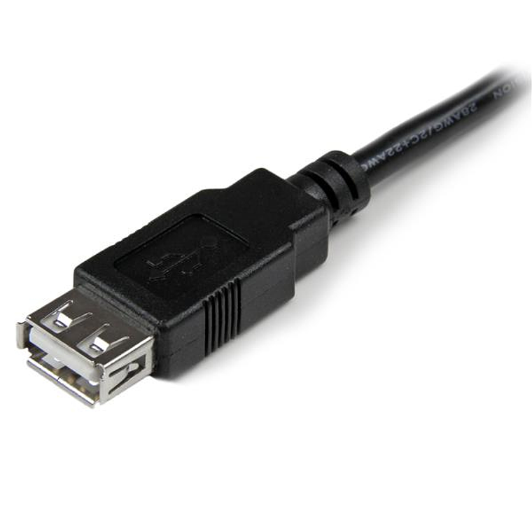 Cable de 0,15m de Extensión Alargador USB 2.0 - Macho a Hembra USB A - Extensor 4