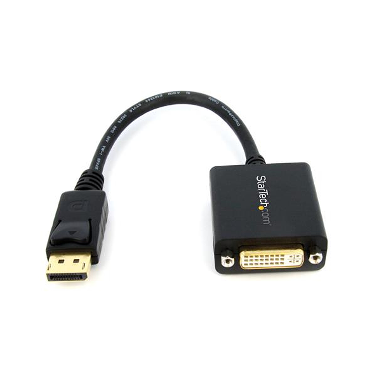 Adaptador de Video DisplayPort a DVI - Convertidor Externo DP - Hasta 1920x1200 - Cable Pasivo 1
