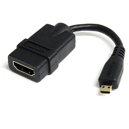 Cable Adaptador StarTech de 12cm HDMI de alta velocidad a Micro HDMI - H a M
