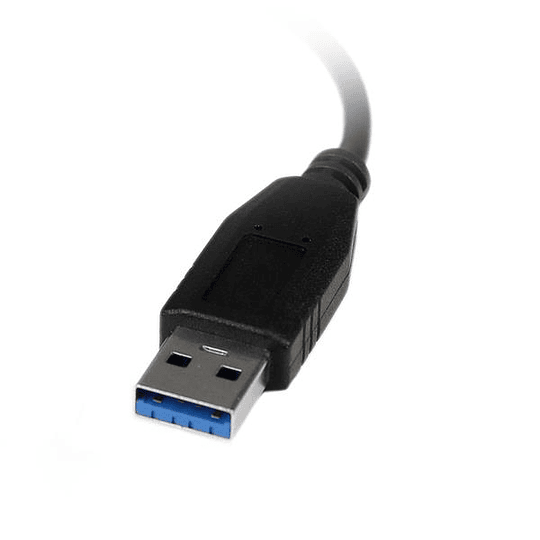 Adaptador Tarjeta de Red Externa NIC USB 3.0 a 1 Puerto Gigabit Ethernet 1Gbps RJ45 USBA Negro