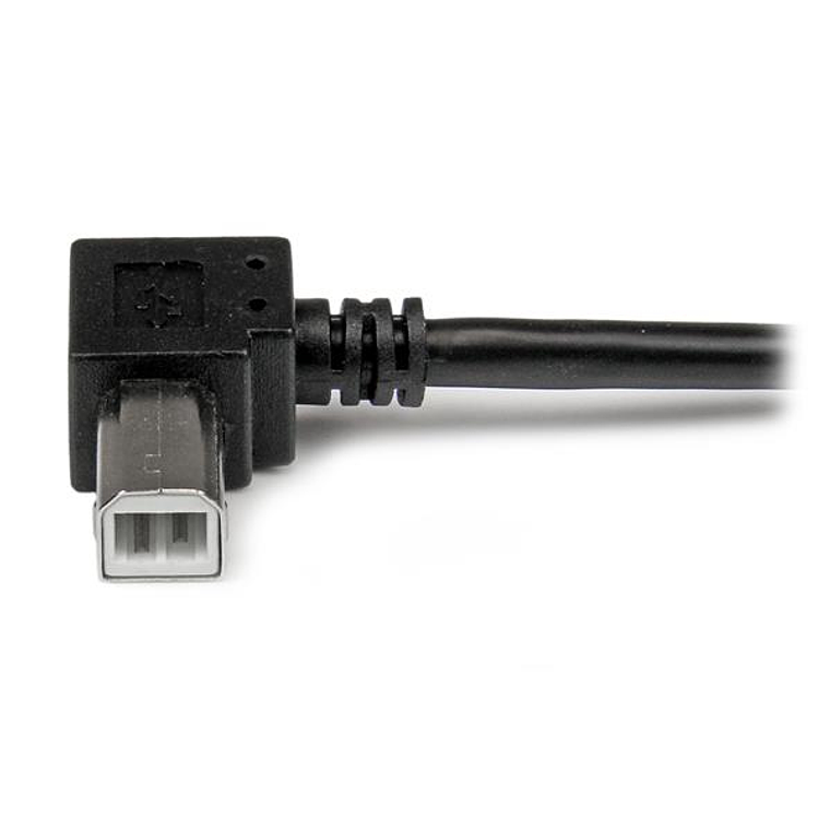Cable USB-A a USB-B tipo Codo Startech, Largo 2m, Negro 5