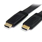Cable HDMI de alta velocidad con Ethernet 3m Plano -2x HDMI Macho - Ultra HD 4k x 2k - Negro - Miniatura 1