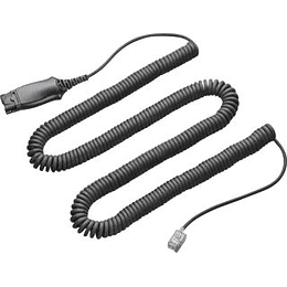 Cable Adaptador Plantronics HIS-1, Compatible con DuoPro, TriStar, SupraPlus y EncorePro