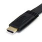 Cable HDMI de alta velocidad con Ethernet 3m Plano -2x HDMI Macho - Ultra HD 4k x 2k - Negro - Miniatura 2