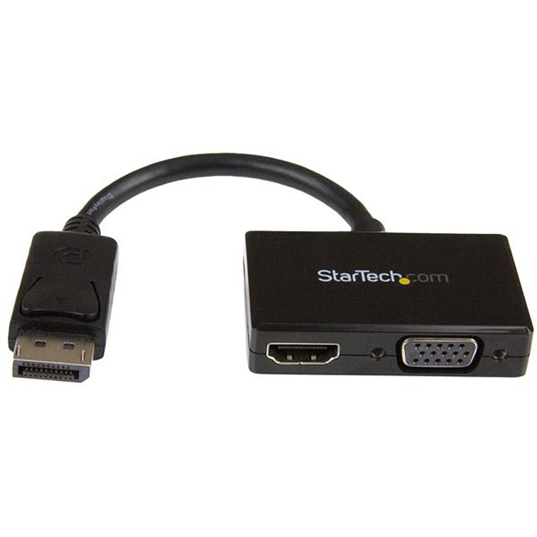 Adaptador DP de Audio/Video para Viajes - Convertidor DisplayPort a HDMI o VGA 1