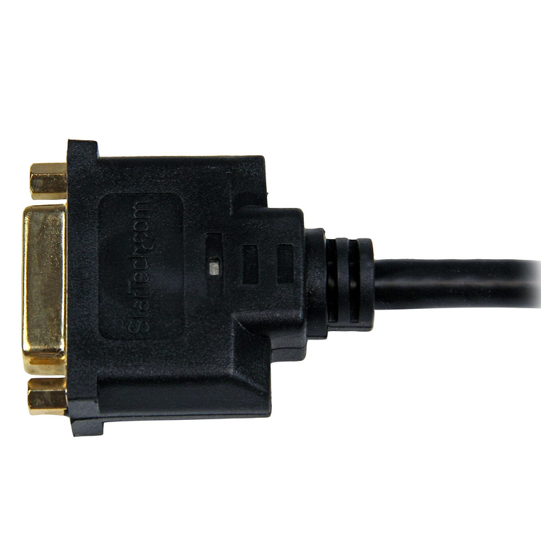 Adaptador de 20cm HDMI a DVI - DVI-D Hembra - HDMI Macho - Cable Conversor de Video - Negro 4