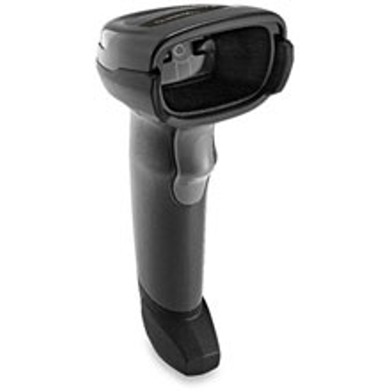 Zebra LI2208 Series Kit de escáner de mano con cable USB blindado y soporte, negro  1