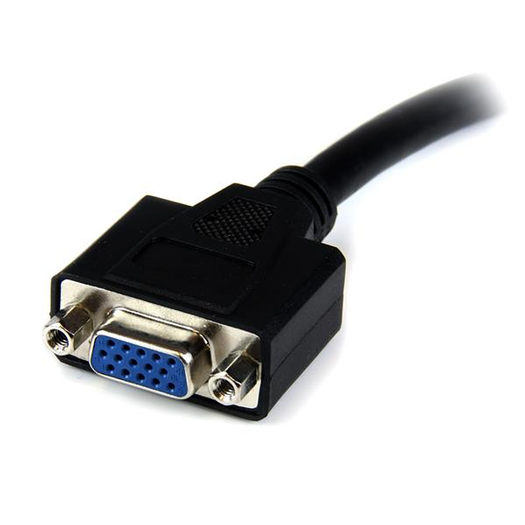 Cable 20cm DVI-I Macho a VGA HD15 Hembra 3