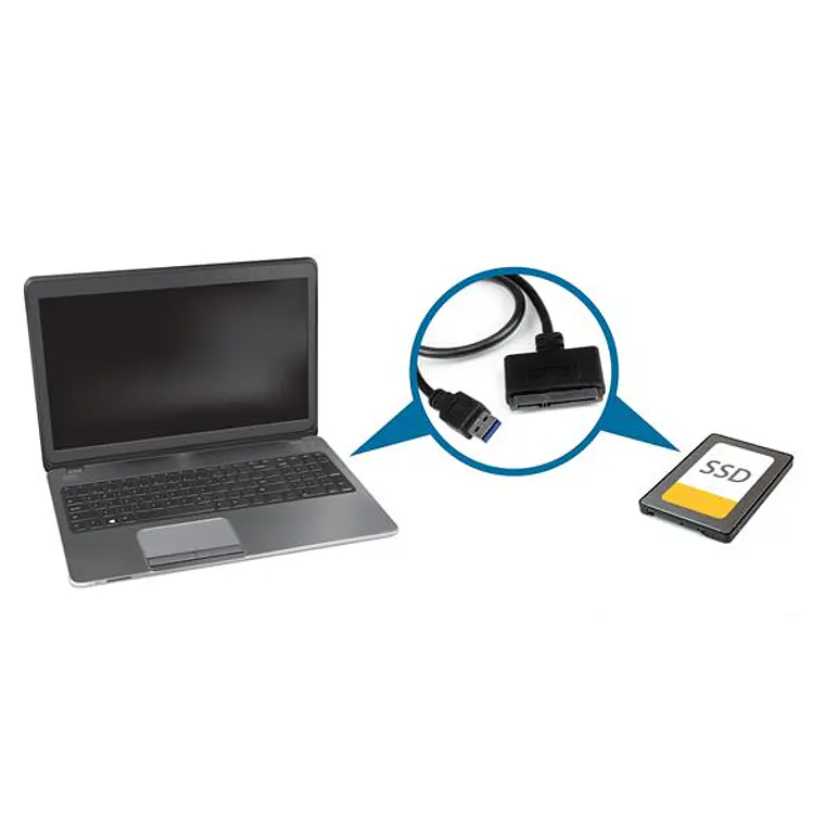 Cable USB 3.0 a SATA III Disco de 2 5IN 4