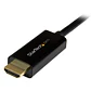 Cable Conversor DisplayPort a HDMI de 2m - Color Negro - Ultra HD 4K - Miniatura 3