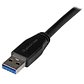 Cable USB-A a USB-B Startech SuperSpeed, Largo 10m, Negro - Miniatura 2