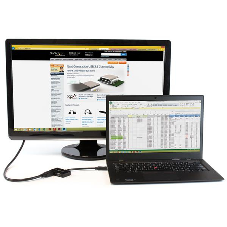 Adaptador DP de Audio/Video para Viajes - Convertidor DisplayPort a HDMI o VGA 5