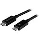 Cable 2m Thunderbolt 3 USB-C 20Gbps - Miniatura 1