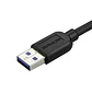 Cable USB-A a Micro-USB B Startech, Largo 0.5mConector tipo Codo, Negro - Miniatura 3