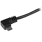 Cable USB-A a Micro-USB B tipo Codo Startech, Largo 1m, Negro - Miniatura 2