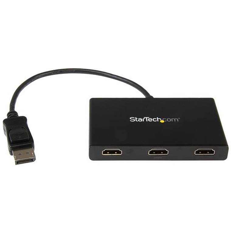 Hub USB DisplayPort x 3 Startech, Negro 1