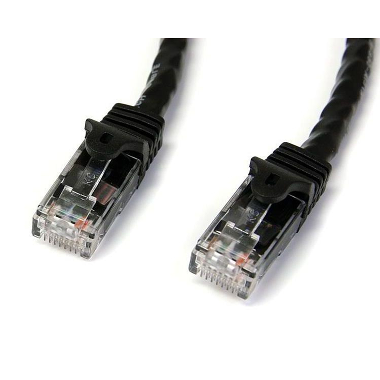 Cable 1m Cat6 Snagless Negro 1