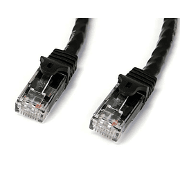 Cable 3m Cat6 Snagless Negro