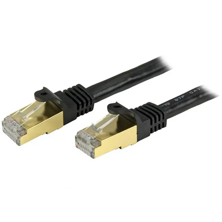Cable de Red Cat6a STP de 0 9m Negro 1