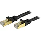 Cable de Red Cat6a STP de 0 9m Negro - Miniatura 1