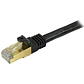 Cable de Red Cat6a STP de 0 9m Negro - Miniatura 2