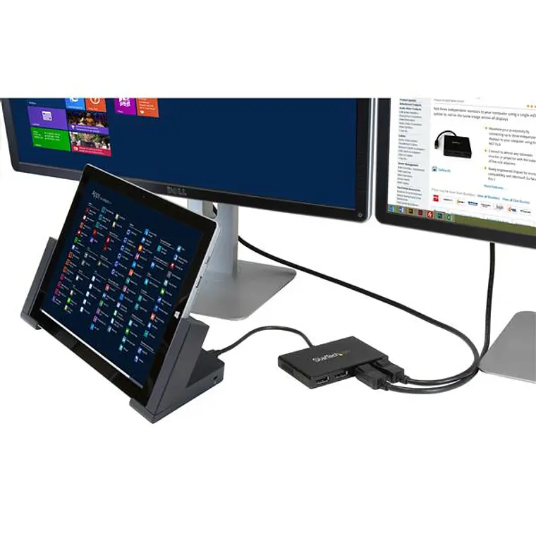 Splitter Multiplicador DP a 4 puertos DisplayPort - Hub MST 5