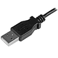 Cable USB-A a Micro-USB B Startech, Conector tipo Codo, Largo 1m, Negro - Miniatura 3