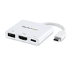 Adaptador USB-C a HDMI / USB 3.0 - PD de 60W | Multipuertos Blanco