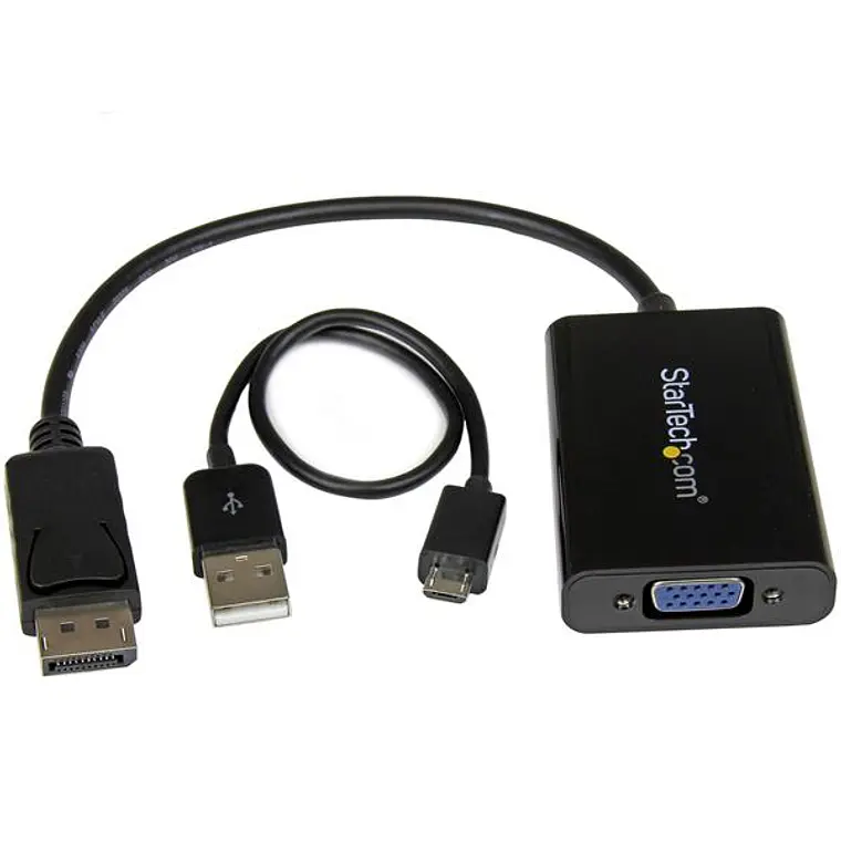 Adaptador de video DisplayPort a VGA con audio 4