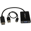 Adaptador de video DisplayPort a VGA con audio