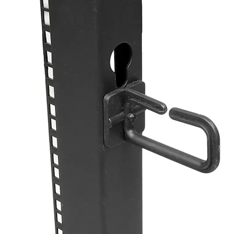 Rack de Marco Abierto con Profundidad Ajustable de 4 Columnas 12U con Ruedas 2