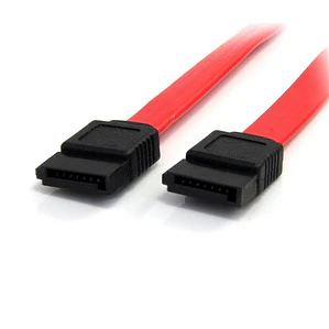 Cable SATA 0,45m - Rojo - 18in Pulgadas Cable Serial ATA