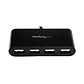 Hub Concentrador USB-C a USB A de 4 Puertos - Adaptador USB Tipo C a USB A de 4 Puertos - USB 2.0 - Miniatura 3