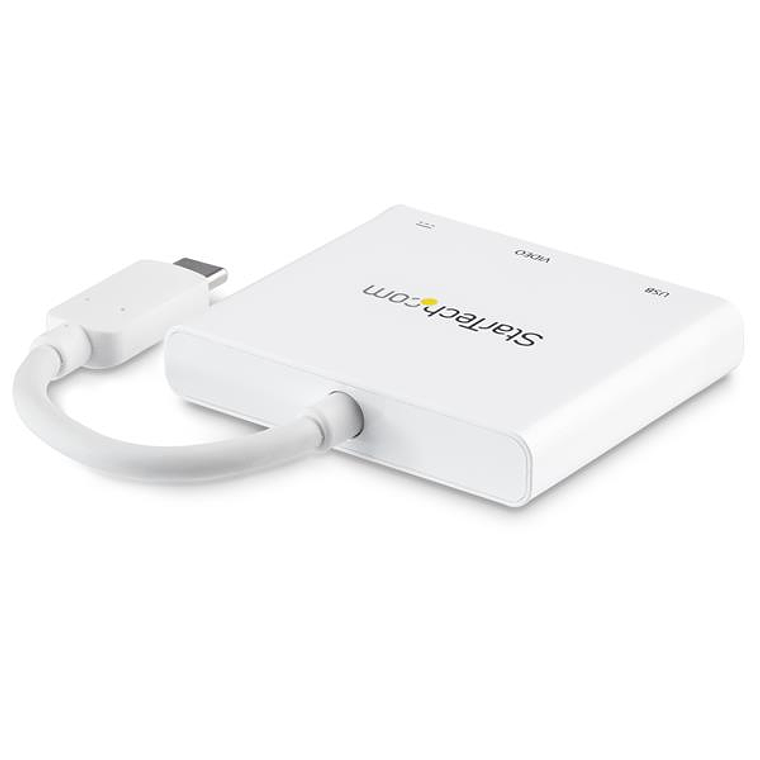 Adaptador USB-C a HDMI / USB 3.0 - PD de 60W | Multipuertos Blanco 4
