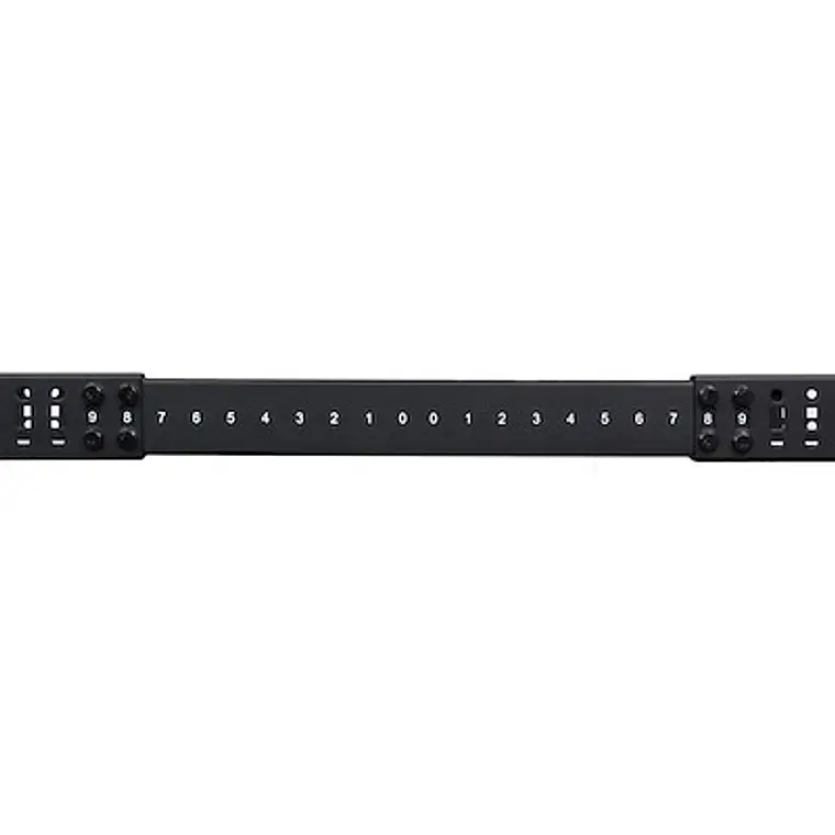 Rack de Marco Abierto con Profundidad Ajustable de 4 Columnas 12U con Ruedas 4