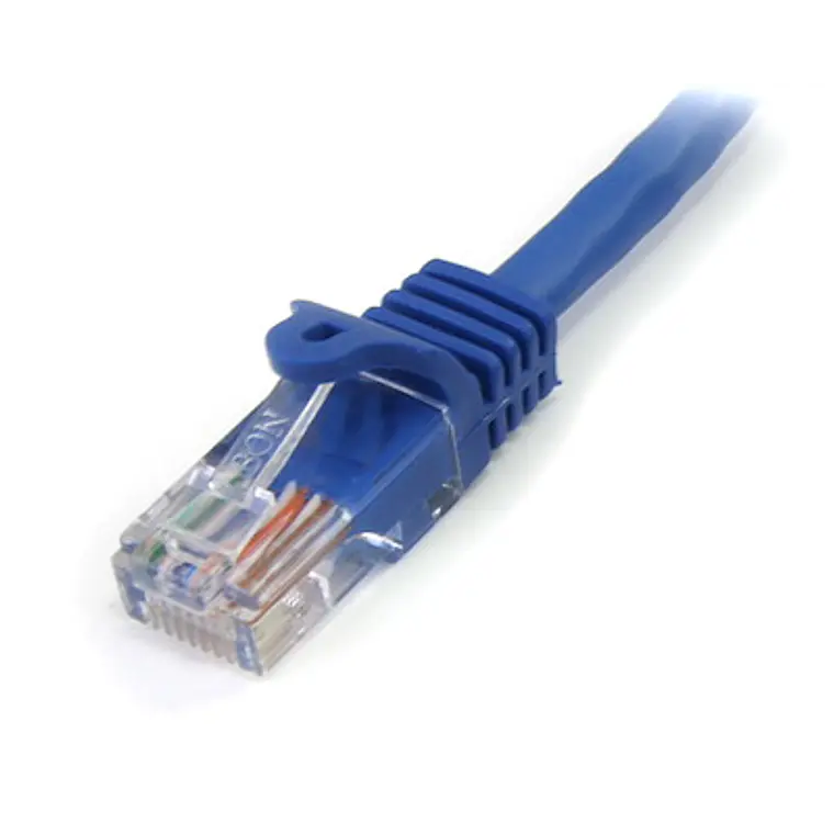 Cable de 5m de red Ethernet Cat5e RJ45 sin traba snagless - Azul 2