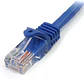 Cable de 5m de red Ethernet Cat5e RJ45 sin traba snagless - Azul - Miniatura 2