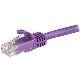 Cable de Red 1m Púrpura Cat6 sin Enganche