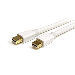 Cable Startech Monitor Mini DisplayPort 1.2 Macho a MiniDP Macho 4K, Largo 2m, Blanco