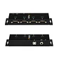Hub Concentrador Adaptador USB a Serial RS232 DB9 4 Puertos – Riel DIN Industrial Montaje en Pared - Miniatura 3
