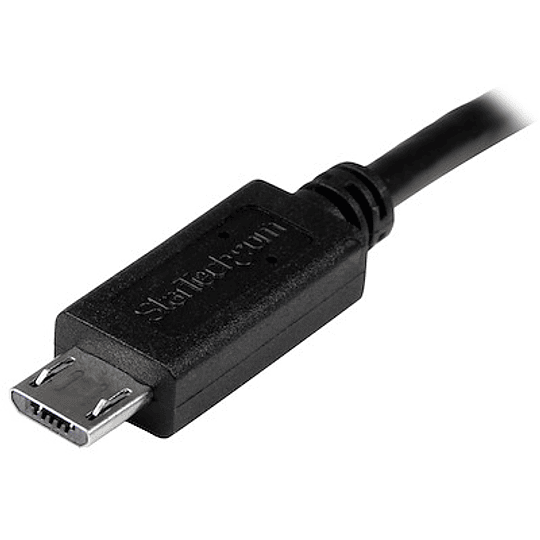 Cable USB OTG de 20cm - Cable Adaptador Micro USB a Micro USB - Macho a Macho